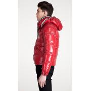 Doudoune Moncler Branson Homme Rouge
